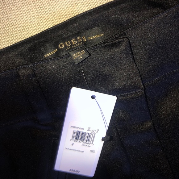 GUESS Deva Cropped Trousers - Picture 3 of 5